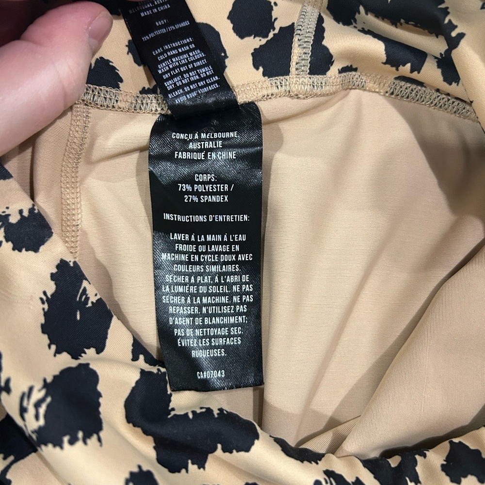 Chic All Fennix Camel Leo 7/8 Leopard/Cheetah Print Leggings - Picture 8 of 8
